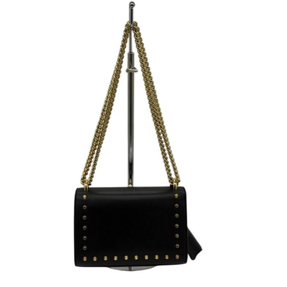 Gucci Calfskin Studded Small Padlock Pearl Shoulder Bag*Black*COA - Picture 12 of 15